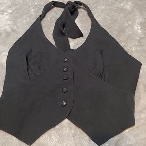 Black, Formal Vest